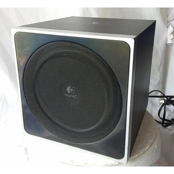 Replacement Sub SubWoofer Logitech Z4 Speaker Bass Part Black Powered - Picture 1 of 8